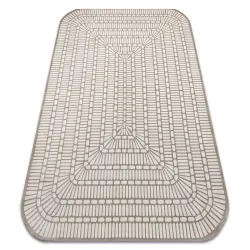 Tappeto PEARL 53132B beige / crema - Geometrico, esclusivo, strutturale