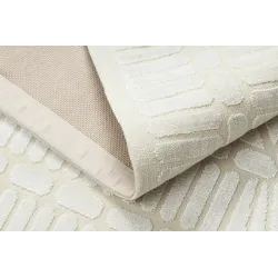 Dywan PEARL 53132A krem - Geometryczny, ekskluzywny, strukturalny 
