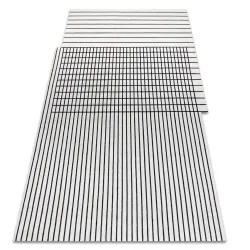 Tappeto PEARL 51333K crema / nero - Righe, esclusivo, strutturale