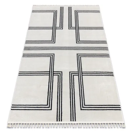 Dywan AMOUR 53091C krem - Geometryczny, linie nowoczesny, elegancki