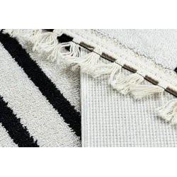 Dywan AMOUR 53096C krem - Ramka, linie nowoczesny, elegancki