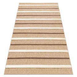 Tappeto SPARK 0686A beige / crema - Linee, Sisal, strutturato