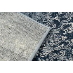 Tappeto morbido, perfetto per camera da letto o soggiorno in blu scuro
