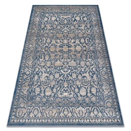 Tappeto NAIN Ornamento, vintage beige e blu, ideale per il soggiorno
