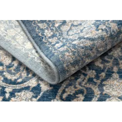 Tappeto NAIN, vintage beige e blu, adatto per l'esterno