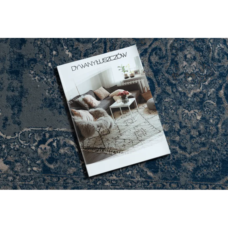 Tappeto NAIN, blu e beige, perfetto per il soggiorno