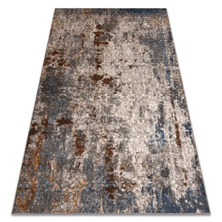 Tappeto NAIN Ornamento vintage 7700/51622 con motivo elegante in beige e blu scuro