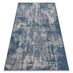 Tappeto NAIN Ornamento vintage 7591/51644 blu scuro / beige