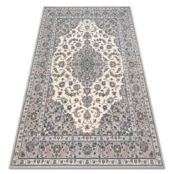 Tappeto NAIN Ornamento, telaio, 7335/51635 beige / blu
