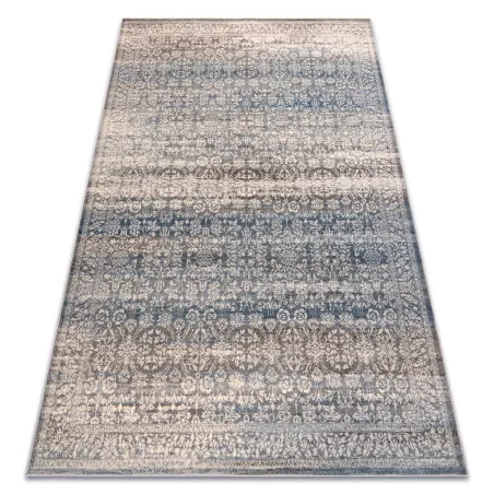 Tappeto NAIN Ornamento beige e blu, elegante tappeto in stile vintage
