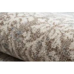 Tappeto in lana per la stanza dei bambini, elegante beige e blu