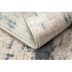 Tappeto elegante per il giardino in beige e blu, resistente alle intemperie