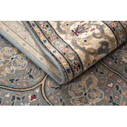 Tappeto NAIN Rosetta, ideale per il giardino, blu e beige