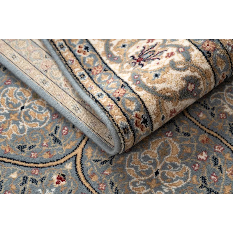 Tappeto NAIN Rosetta, ideale per il giardino, blu e beige