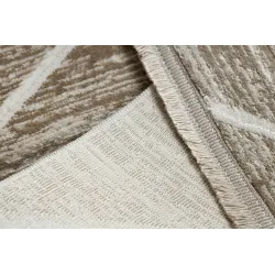 Tappeto DUKE 51557 con texture geometrica, morbido e piacevole al tatto