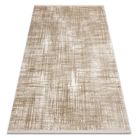 Tappeto moderno DUKE A0357 beige, molto morbido e strutturato