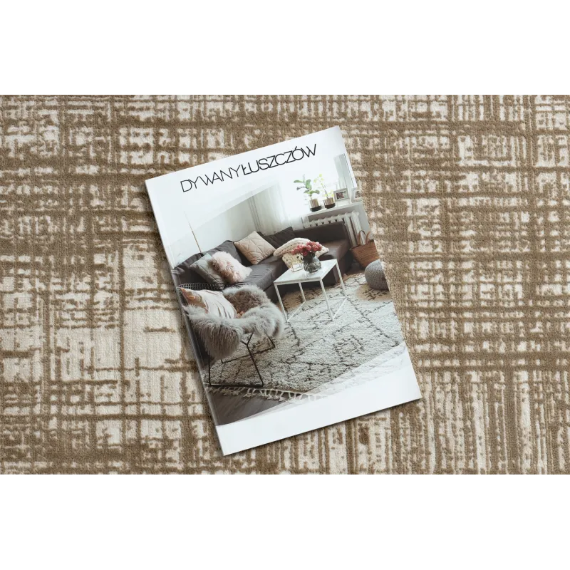 Tappeto DUKE A0357 beige, stile vintage, perfetto per interni moderni