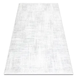 Tappeto moderno DUKE A0357 crema - Vintage strutturata, molto morbida, frange