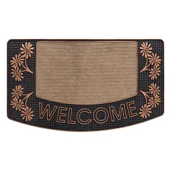 Tappeto BH 224W Welcome, antiscivolo, esterno, interno, su gomma - marrone