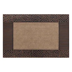Zerbino BH 222 Pietre, antiscivolo, esterno, interno, su gomma - marrone