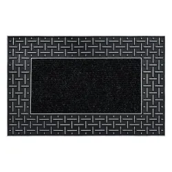 Zerbino BH 225 Kratka, antiscivolo, esterno, interno, su gomma - argento