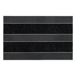 Zerbino BH 229 Righe, antiscivolo, esterno, interno, su gomma - argento