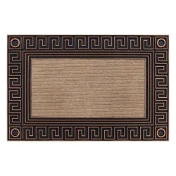 Zerbino BH 206 Chiave greca, antiscivolo, esterno, interno, su gomma - marrone