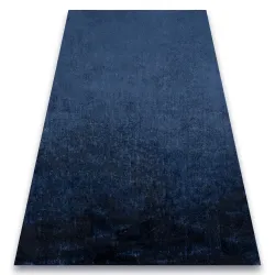 Tappeto VISCO blu scuro 10 morbido, IMITAZIONE PELO CONIGLIO