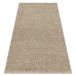 Tappeto in lana TAHAR 99005C beige - TESSUTO A MANO anello, tinta unita