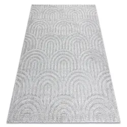 Tappeto SANTO SISAL 0537 geometrica grigio