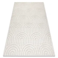 Tappeto SANTO SISAL 0537 geometrica bianco