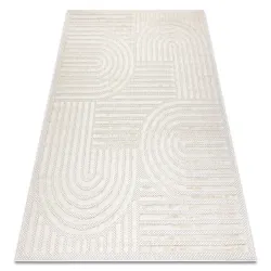 Tappeto SANTO SISAL 0989 geometrica bianco