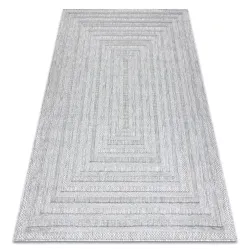 Tappeto SANTO SISAL 0999 geometrica grigio