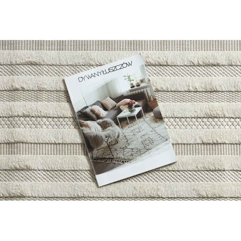 Tappeto SANTO bianco in sisal, perfetto per soggiorni o camere da letto