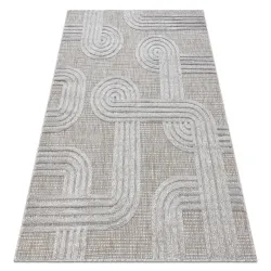 Tappeto SANTO SISAL 1001 geometrica grigio