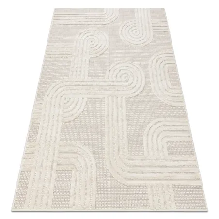 Tappeto SANTO in sisal con motivo geometrico, aggiunge eleganza a ogni ambiente