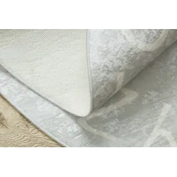 Tappeto antiscivolo ANDRE 2394, grigio, per soggiorno e camera da letto