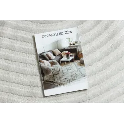 Dywan BALANCE 1921 krem - Geometryczny, strukturalny, glamour 