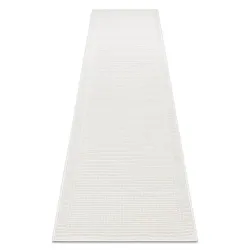 Tappeto TIMO 5979 in sisal, colore bianco, per uso esterno