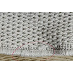 Tappeto TIMO 5979 in bianco, ideale per esterni e giardini