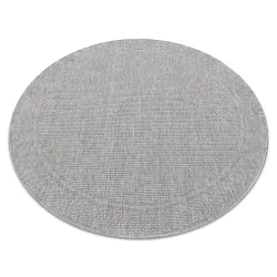 Tappeto TIMO 5979 cerchio SISAL all'aperto telaio grigio chiaro - PRODOTTO DI SECONDO GRADO