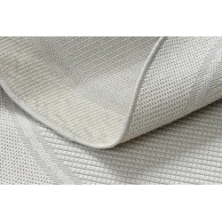 Tappeto bianco TIMO 5979 per esterni, perfetto per arredare giardini