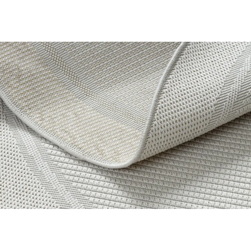 Tappeto bianco TIMO 5979 per esterni, perfetto per arredare giardini