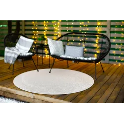 Tappeto TIMO 5979 in sisal, resistente e di design elegante