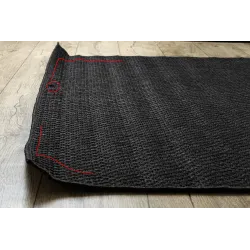 Tappeto TIMO 6272 nero, perfetto per giardini e terrazze