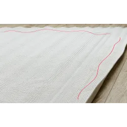 Tappeto TIMO 5979 bianco, perfetto per spazi esterni