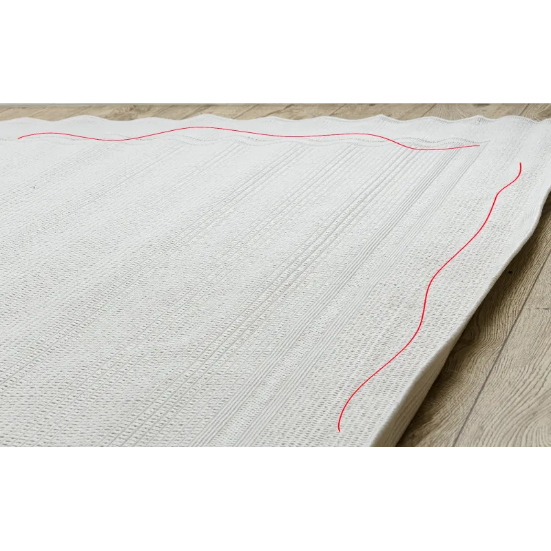 Tappeto TIMO 5979 bianco, perfetto per spazi esterni