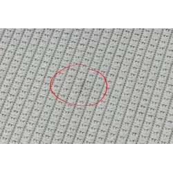 Tappeto bianco rotondo TIMO 5979 in sisal per uso esterno