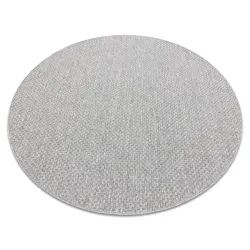 Tappeto TIMO 6272 cerchio SISAL all'aperto grigio chiaro - PRODOTTO DI SECONDO GRADO