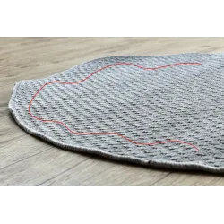 Tappeto TIMO 6272 in grigio chiaro, perfetto per il giardino